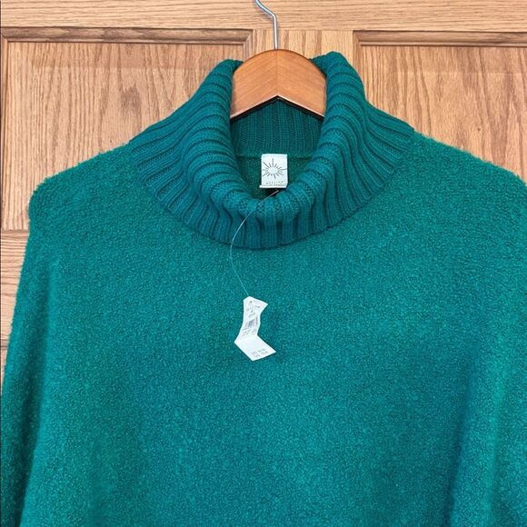 AERIE OFFLINE Green Alpine Chillside Turtleneck Sweater *NEW* - Picture 5 of 10